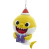 The Jolly Christmas Shop 4" Baby Shark Ollie Musical Christmas Ornament BK1212