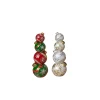 Outlet The Jolly Christmas Shop 15.5" Battery Operated LED Lighted Stacked Ornaments Indoor/Outdoor Christmas Decoration 2604380