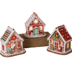 Online The Jolly Christmas Shop 8.5" Battery Operated Lighted Clay Dough Gingerbread House 2659500