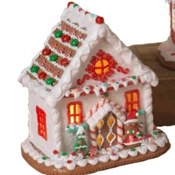 Online The Jolly Christmas Shop 8.5" Battery Operated Lighted Clay Dough Gingerbread House 2659500