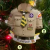 Online The Jolly Christmas Shop 3.5" Boy Scout Shirt Personalized Christmas Ornament BS2202B