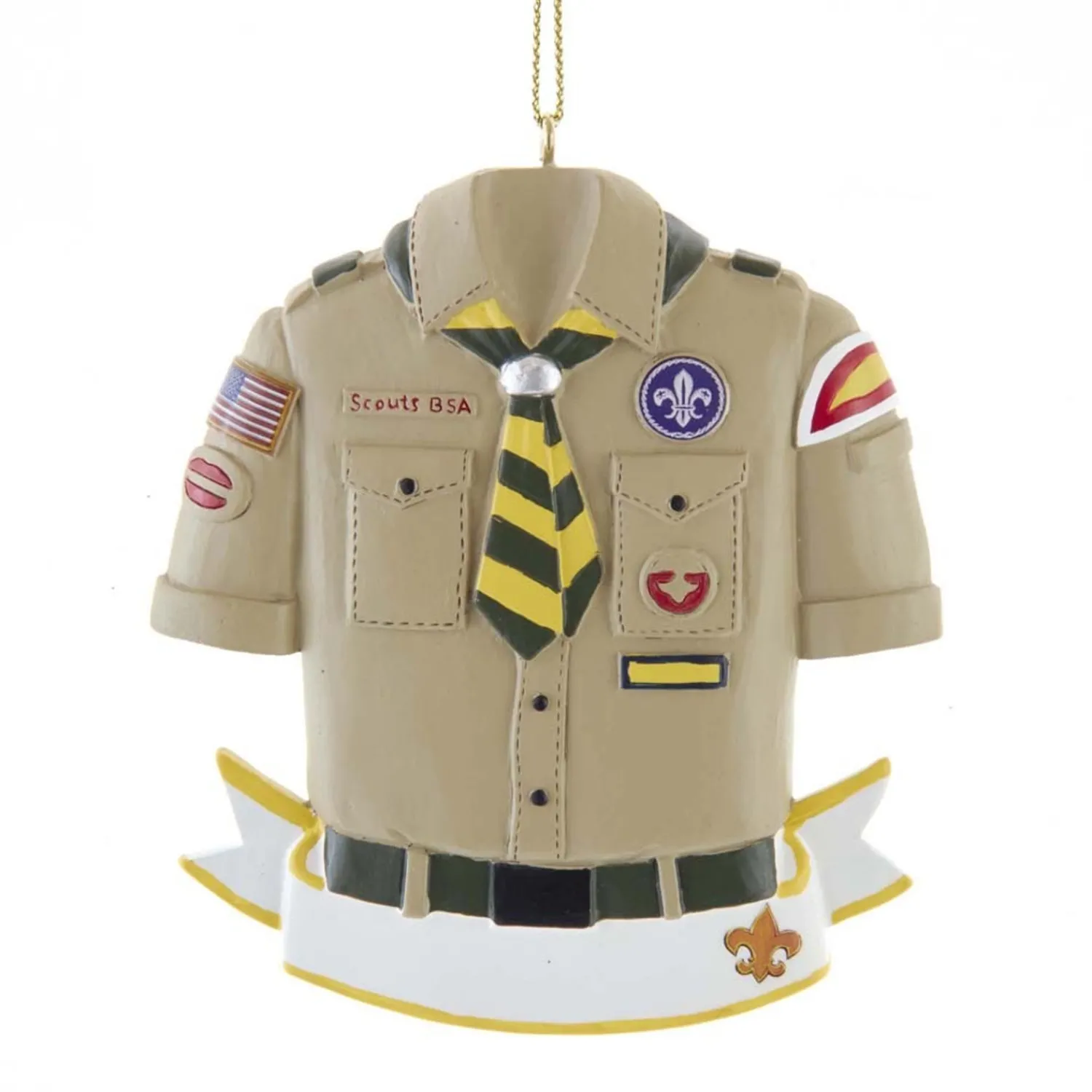 Online The Jolly Christmas Shop 3.5" Boy Scout Shirt Personalized Christmas Ornament BS2202B