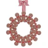 Online The Jolly Christmas Shop 18" Claydough Gingerbread Cookie Christmas Wreath 9742089