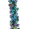 Best The Jolly Christmas Shop 6' Color Changing Fiber Optic Tinsel Christmas Garland 437572M