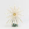 Best The Jolly Christmas Shop 13.5" Electric Lighted Glittered Crystal Starburst Christmas Tree Topper 2619000