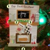 Online The Jolly Christmas Shop 5" Fireplace Mantle Couple Stockings Personalized Christmas Ornament OR2030-2