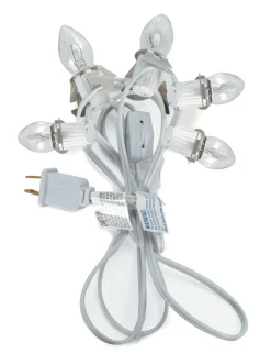 Discount The Jolly Christmas Shop 9 Ft Christmas Village Replacement Light Cord With 5 Bulbs 6403