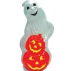 Clearance The Jolly Christmas Shop 31" Ghost With Pumpkins Halloween Blow Mold 56480