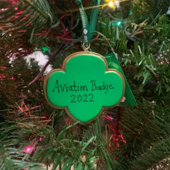 New The Jolly Christmas Shop 3" Girl Scout Badge Logo Personalized Christmas Ornament GS2211