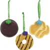 Hot The Jolly Christmas Shop 3" Girl Scout Cookie Christmas Ornament Set GS1212