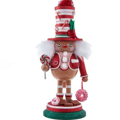 Clearance The Jolly Christmas Shop 14" Hollywood Nutcrackers Gingerbread Boy Christmas Nutcracker HA0620