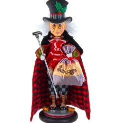 Clearance The Jolly Christmas Shop 17" Hollywood Nutcrackers Scrooge Christmas Nutcracker HA0615