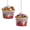 The Jolly Christmas Shop 2.6" Ice Cream Sundae With Waffle Cone Cup Christmas Ornament D3975