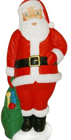 Outlet The Jolly Christmas Shop 60" Large Santa With Green Bag Christmas Blow Mold C952