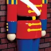 Clearance The Jolly Christmas Shop 6' Live Form Standing Half Toy Soldier Outdoor Christmas Decoration
