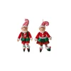 Hot The Jolly Christmas Shop 10.75" Metallic Red And White Elf Christmas Ornament 2617580