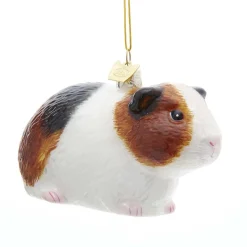 Clearance The Jolly Christmas Shop 3" Noble Gems Guinea Pig Glass Christmas Ornament NB1632