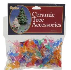 Online The Jolly Christmas Shop 100 Pack 1" Multi Color Ceramic Tree Plastic Replacement Bird Bulbs P0664