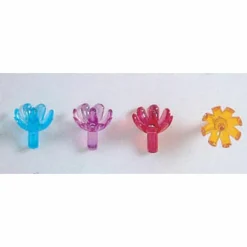 Outlet The Jolly Christmas Shop 100 Pack 5/8" Multi Color Ceramic Tree Plastic Replacement Flower Pins P0669