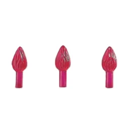 Outlet The Jolly Christmas Shop 100 Pack 5/8" Red Ceramic Tree Plastic Replacement Light Bulbs P0666