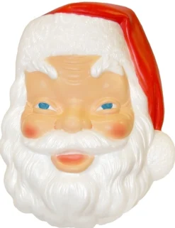 Online The Jolly Christmas Shop 17" Santa Face Lighted Christmas Blow Mold Decoration C3410