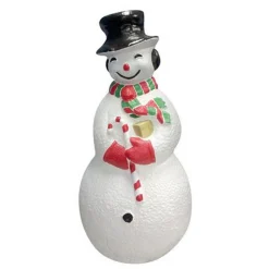 New The Jolly Christmas Shop 40" Snowman Blow Mold Christmas Lighted Outdoor Decoration 75300