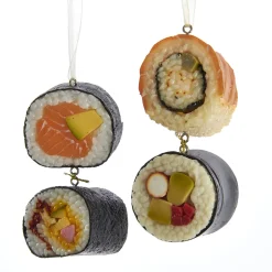 New The Jolly Christmas Shop 3.5" Sushi Roll Christmas Ornament D3693
