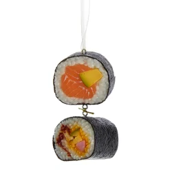 New The Jolly Christmas Shop 3.5" Sushi Roll Christmas Ornament D3693