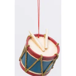 Outlet The Jolly Christmas Shop 3.75" Toy Top Or Toy Drum Christmas Ornament 2617860