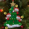 New The Jolly Christmas Shop African American Christmas Tree Family Of 3 Personalized Christmas Ornament AA827-3