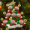 Best The Jolly Christmas Shop African American Christmas Tree Family Of 8 Personalized Christmas Ornament AA827-8