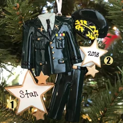 Sale The Jolly Christmas Shop Armed Services Army Uniform Personalized Christmas Ornament