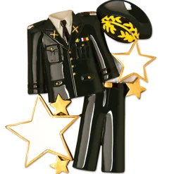 Sale The Jolly Christmas Shop Armed Services Army Uniform Personalized Christmas Ornament