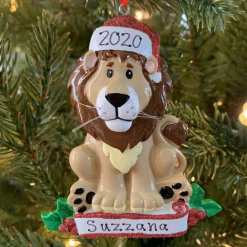 Sale The Jolly Christmas Shop Baby Lion Personalized Christmas Ornament OR1850L