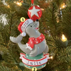 Outlet The Jolly Christmas Shop Baby Sea Lion Personalized Christmas Ornament OR1851S