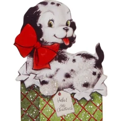 Discount The Jolly Christmas Shop Bethany Lowe 6.5" Furry Friends Dummy Board Christmas Decoration RL0831
