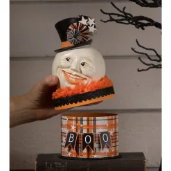 Hot The Jolly Christmas Shop Bethany Lowe 9" Halloween Moon Man On Box Decoration TL3357