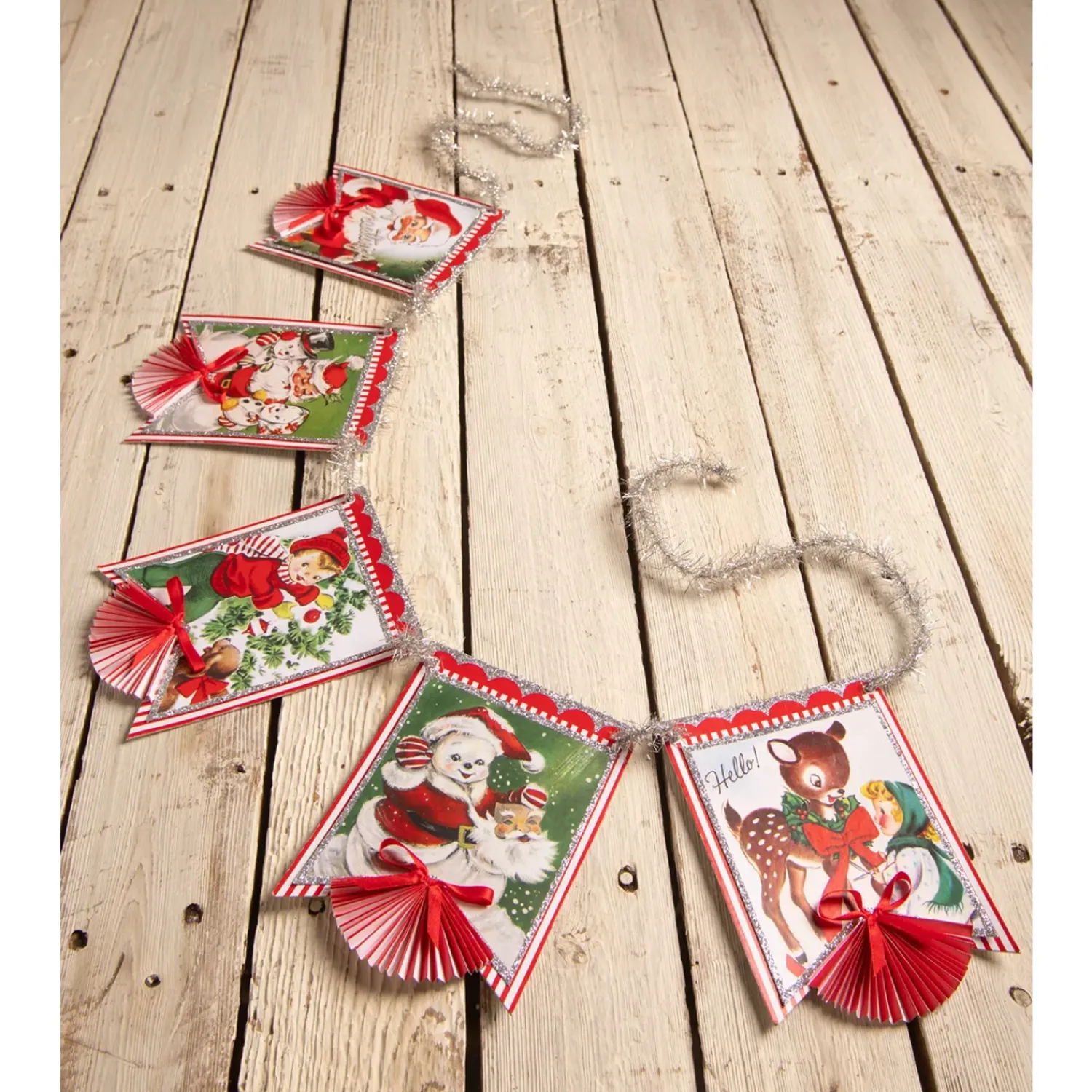 Sale The Jolly Christmas Shop Bethany Lowe 66" Kitschmas Vintage Christmas Garland TL3365