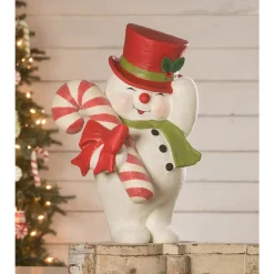 Best The Jolly Christmas Shop Bethany Lowe 20" Large Sammy Jolly Snowman Vintage Christmas Decoration TJ2342