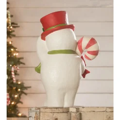 Best The Jolly Christmas Shop Bethany Lowe 20" Large Sammy Jolly Snowman Vintage Christmas Decoration TJ2342