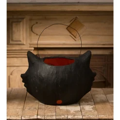 Hot The Jolly Christmas Shop Bethany Lowe 17" Mr. Cool Cat Bucket Halloween Decoration TJ3310