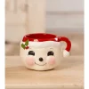 The Jolly Christmas Shop Bethany Lowe 5.25" Retro Snowman Mug Christmas Decoration TF3274