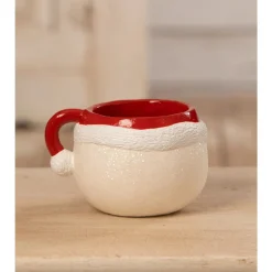 The Jolly Christmas Shop Bethany Lowe 5.25" Retro Snowman Mug Christmas Decoration TF3274