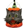 Online The Jolly Christmas Shop Bethany Lowe 10" Sassy Cat Candy Container Halloween Decoration TJ8284