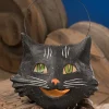 Hot The Jolly Christmas Shop Bethany Lowe 8" Vintage Happy Black Cat Halloween Candy Bucket TJ8661