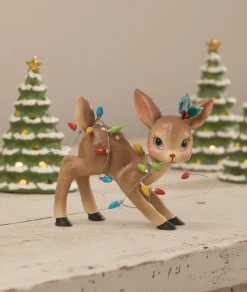 Best The Jolly Christmas Shop Bethany Lowe Decking The Halls Reindeer Christmas Decoration TJ1312