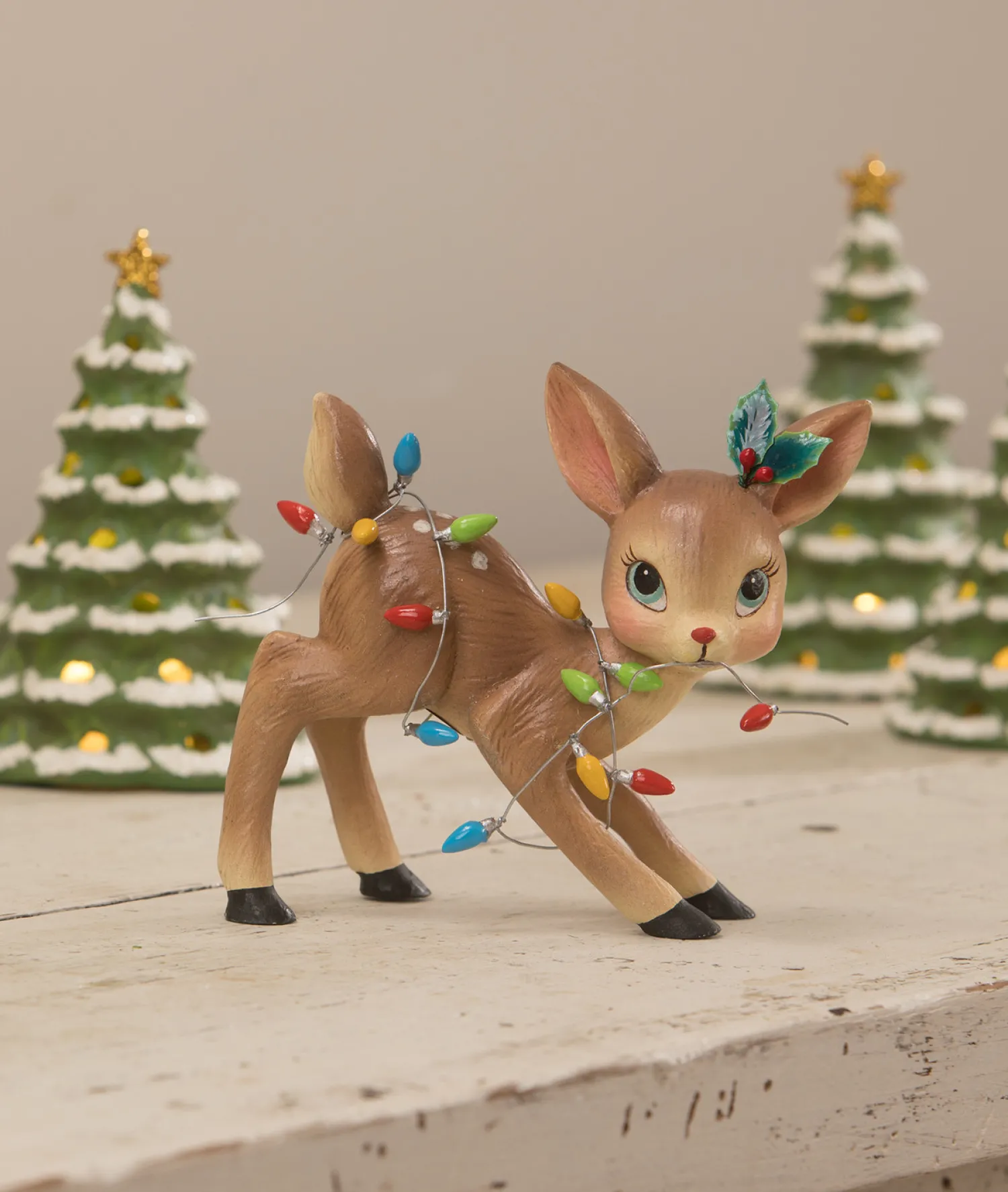 Best The Jolly Christmas Shop Bethany Lowe Decking The Halls Reindeer Christmas Decoration TJ1312