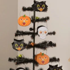 The Jolly Christmas Shop Bethany Lowe Halloween Pumpkin, Black Cat Or Skull Mini Candy Buckets