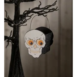 The Jolly Christmas Shop Bethany Lowe Halloween Pumpkin, Black Cat Or Skull Mini Candy Buckets