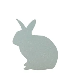 Hot The Jolly Christmas Shop Bethany Lowe Set Of 4 Metal Glittered Easter Bunny Silhouette Decoration TF0109